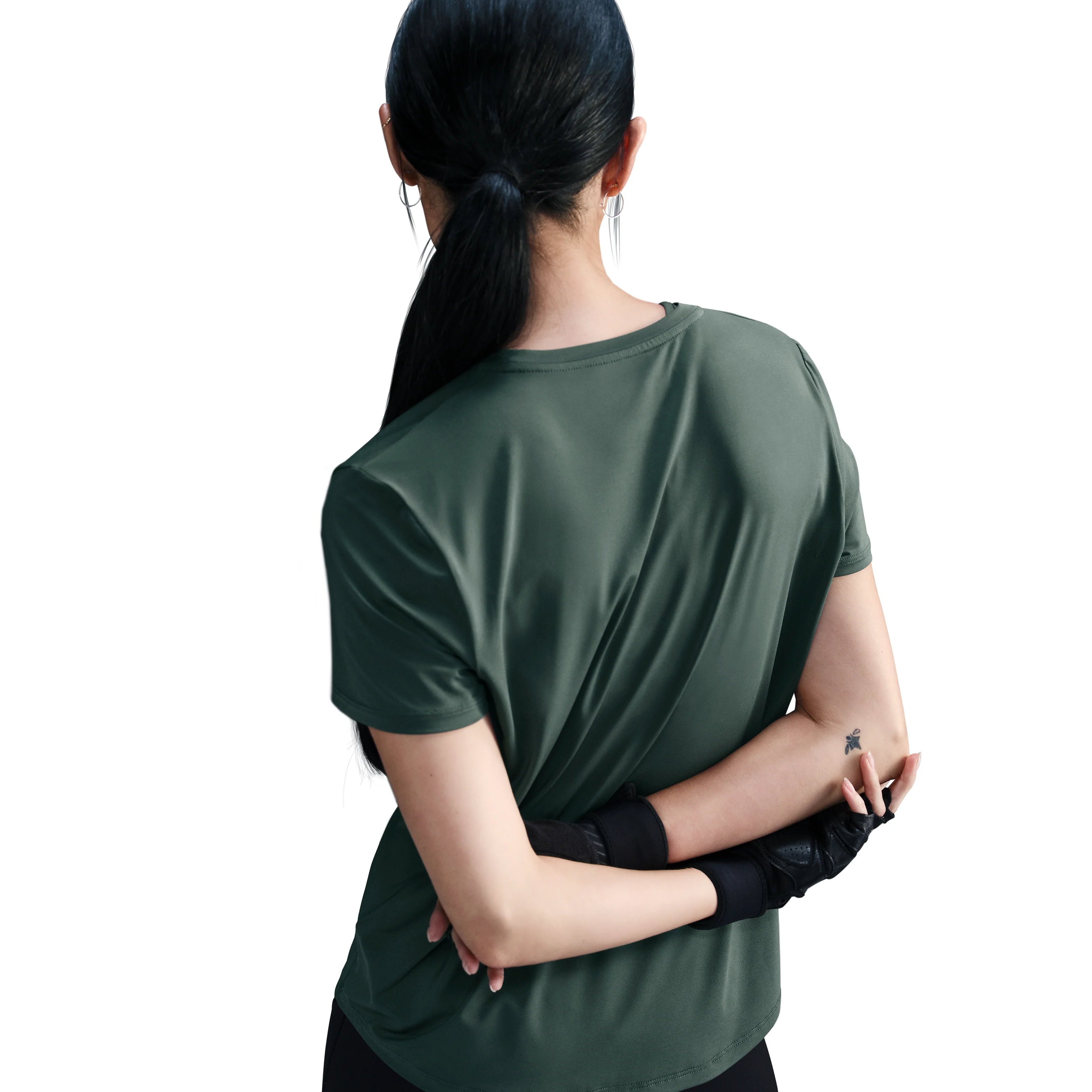 Nike Womens One Classic Dri-FIT Short-Sleeve Top - Image 3