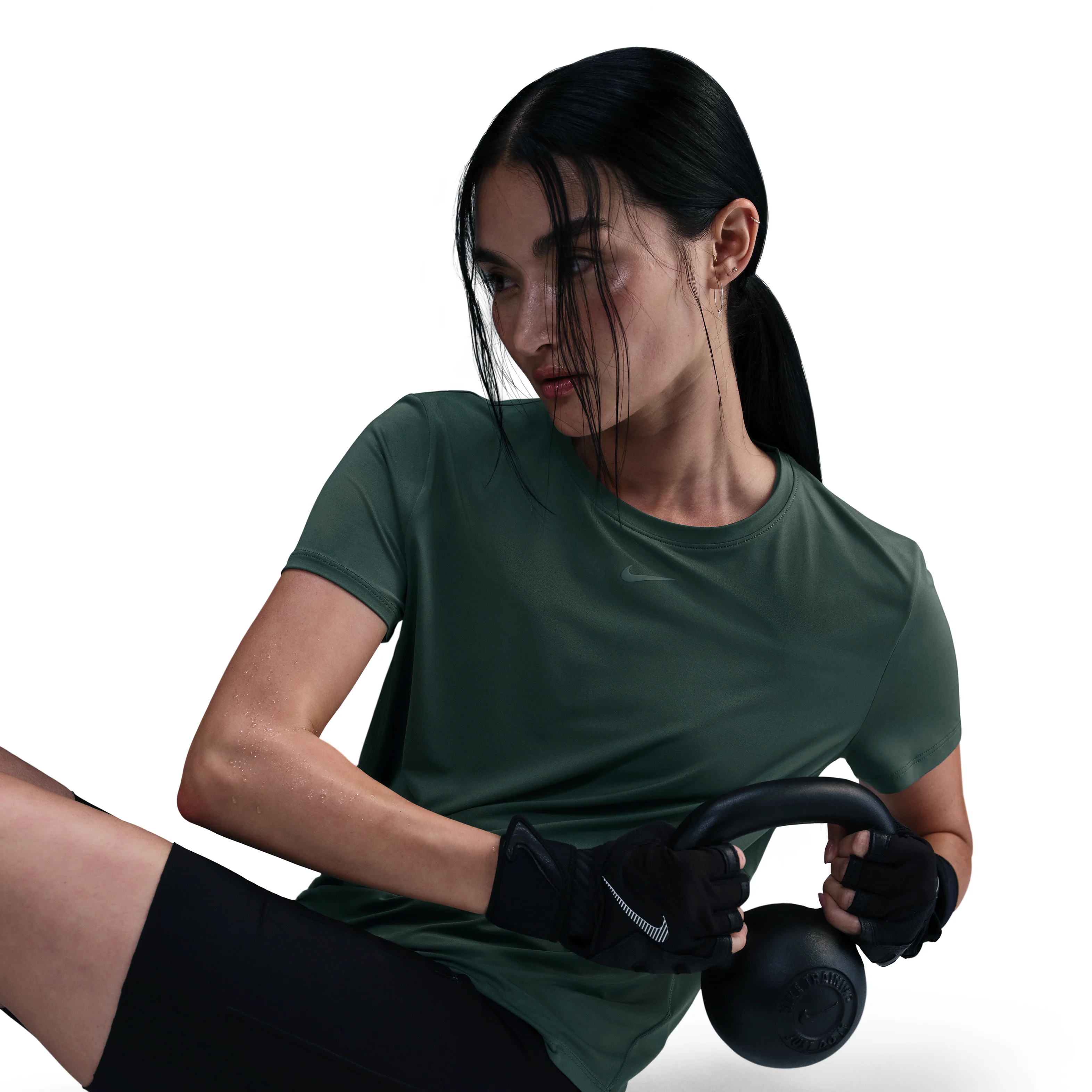 Nike Womens One Classic Dri-FIT Short-Sleeve Top - Image 4