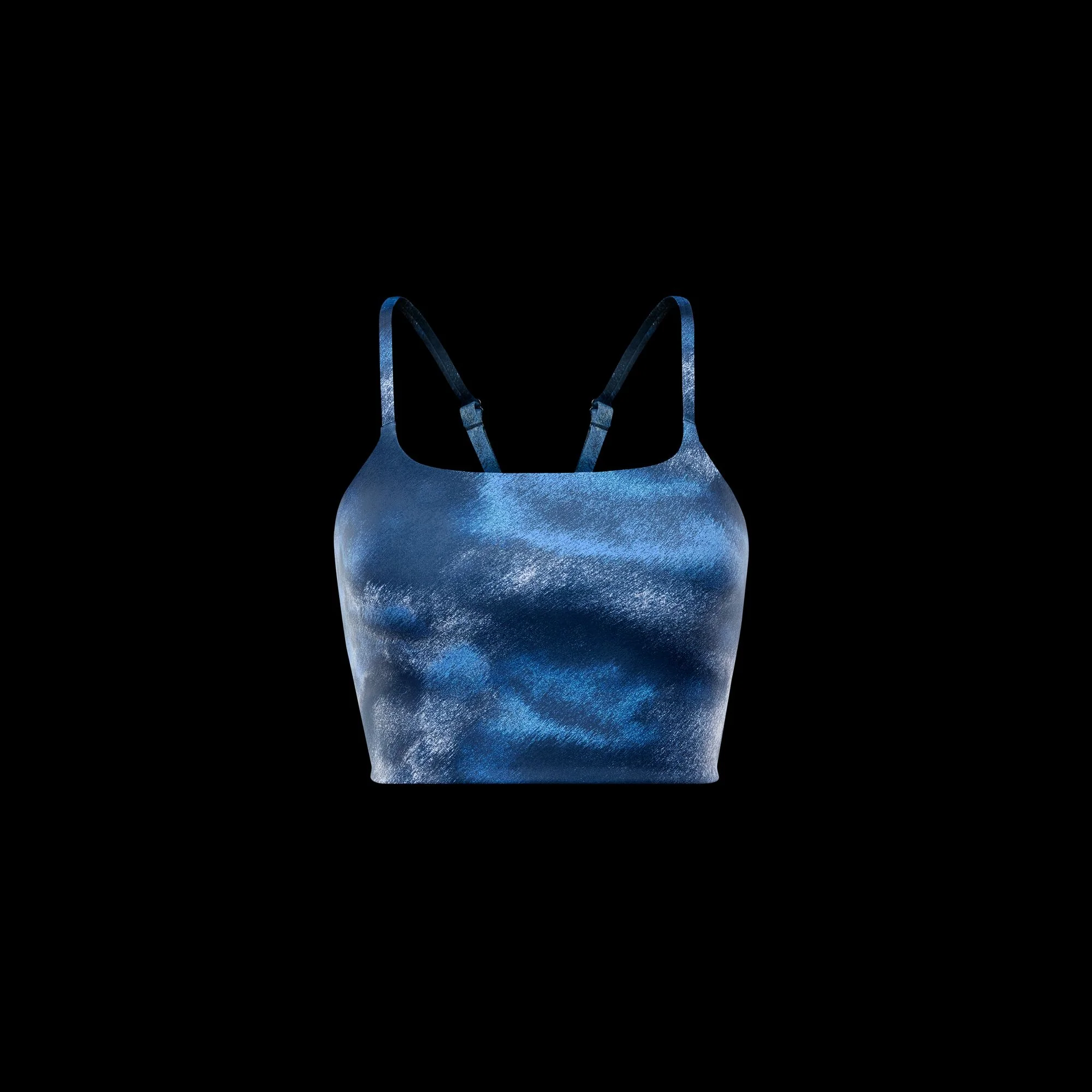 Nike Womens One Convertible Lightly Lined Longline Printed Sports Bra - Image 2