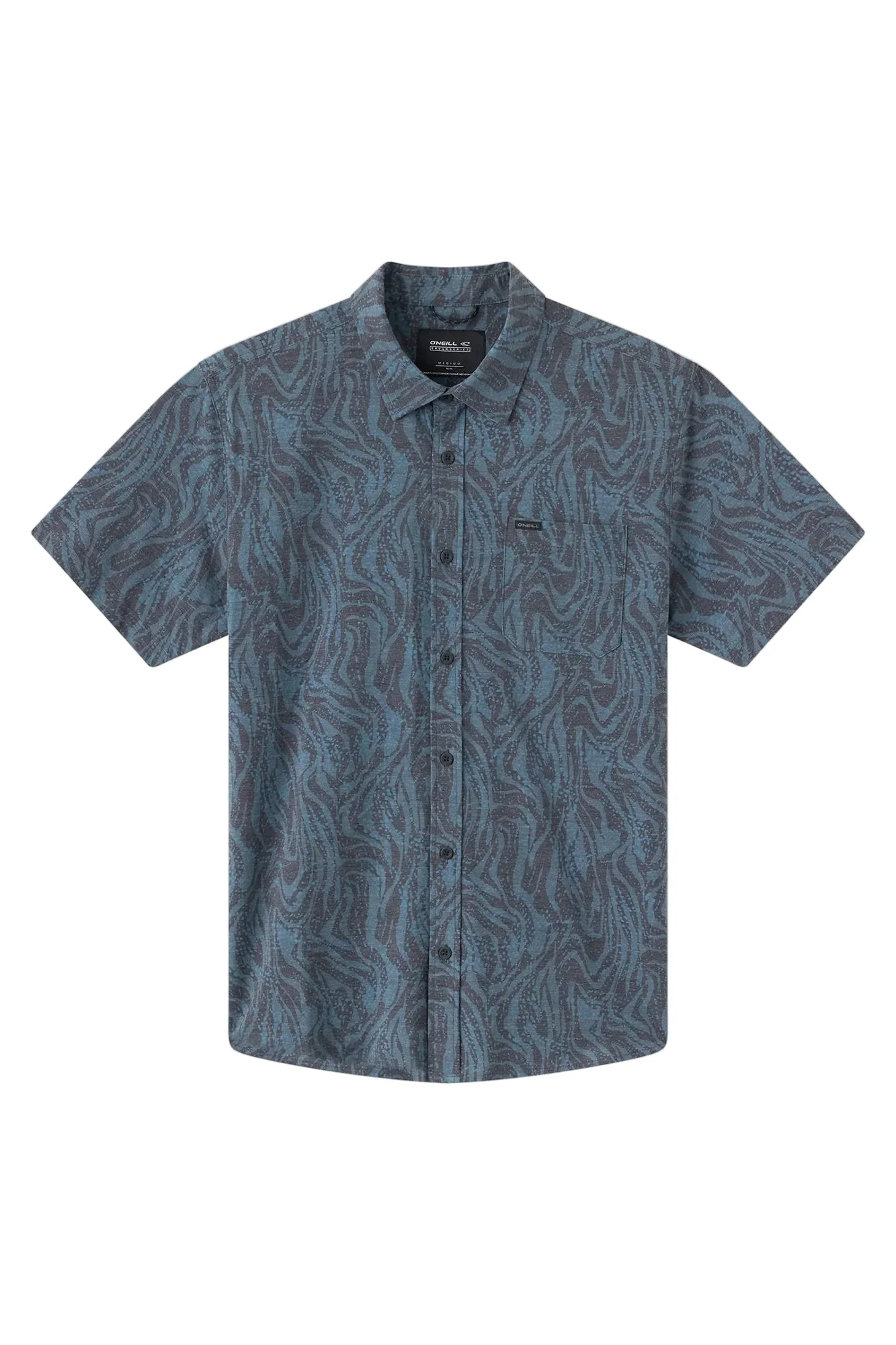 O'Neill Mens TRVLR Traverse Woven Short Sleeve Shirt