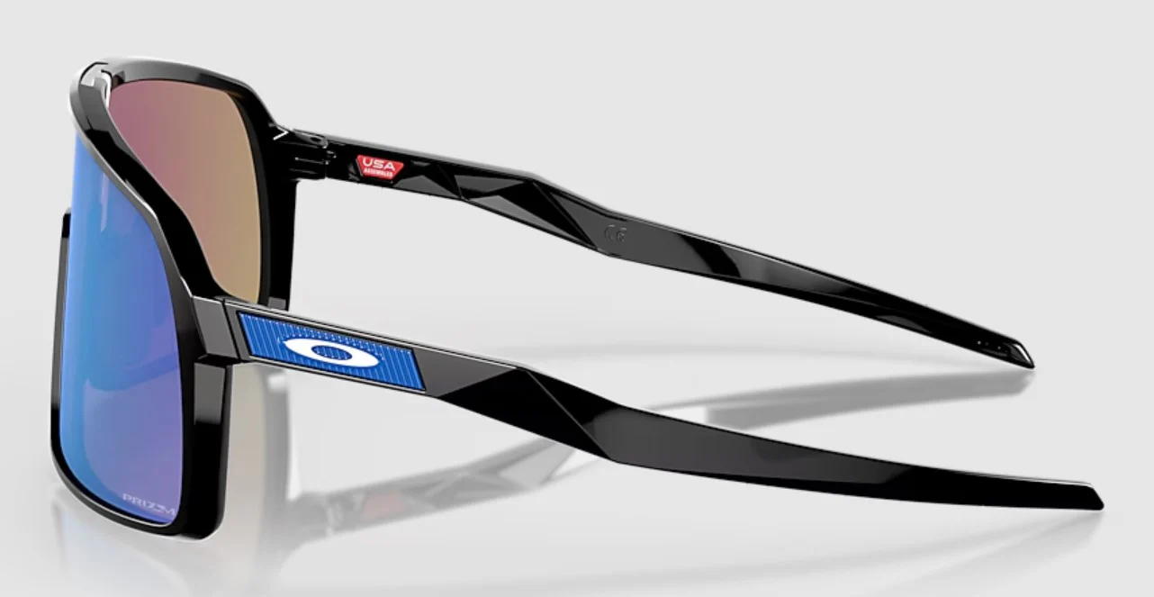 Oakley Mens Non Polarized Sutro Prizm Sapphire Shield Sunglasses - Image 3
