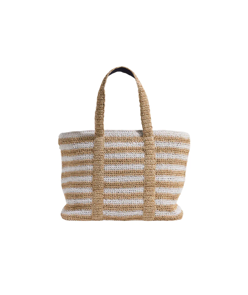 Vineyard Vines Womens Medium Straw Tote Handbag - Image 2