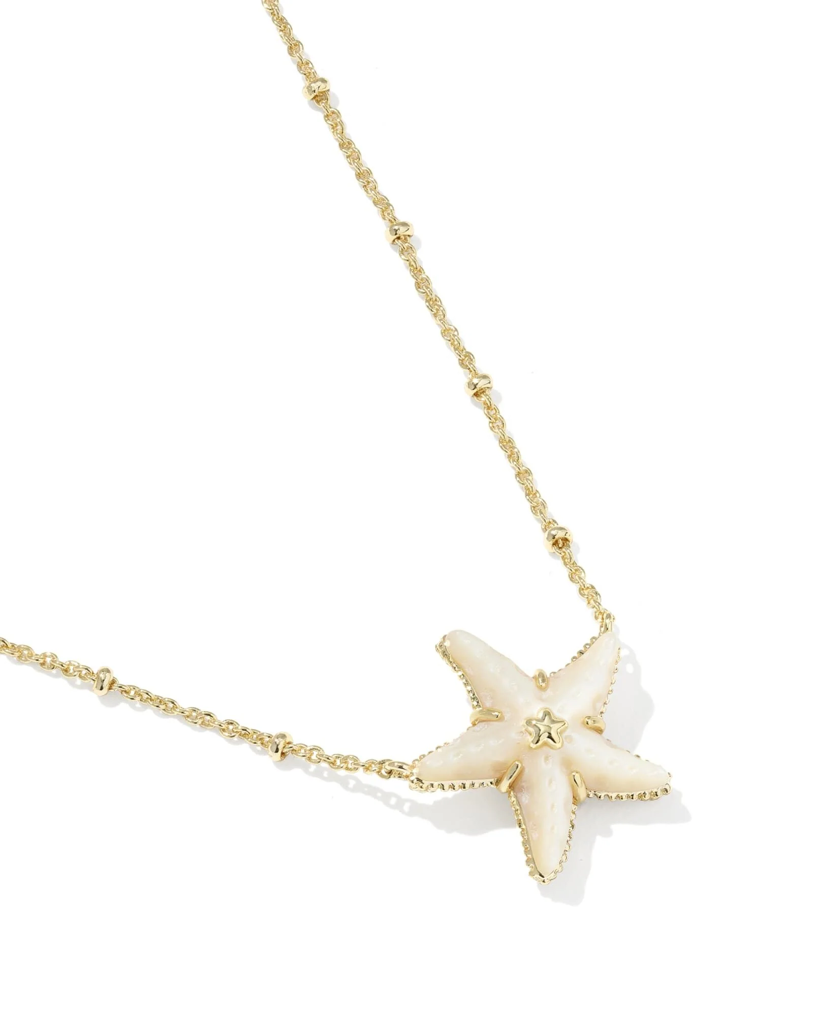 Kendra Scott Parker Starfish Gold Short Pendant Necklace - Natural Mother Of Pearl - Image 2