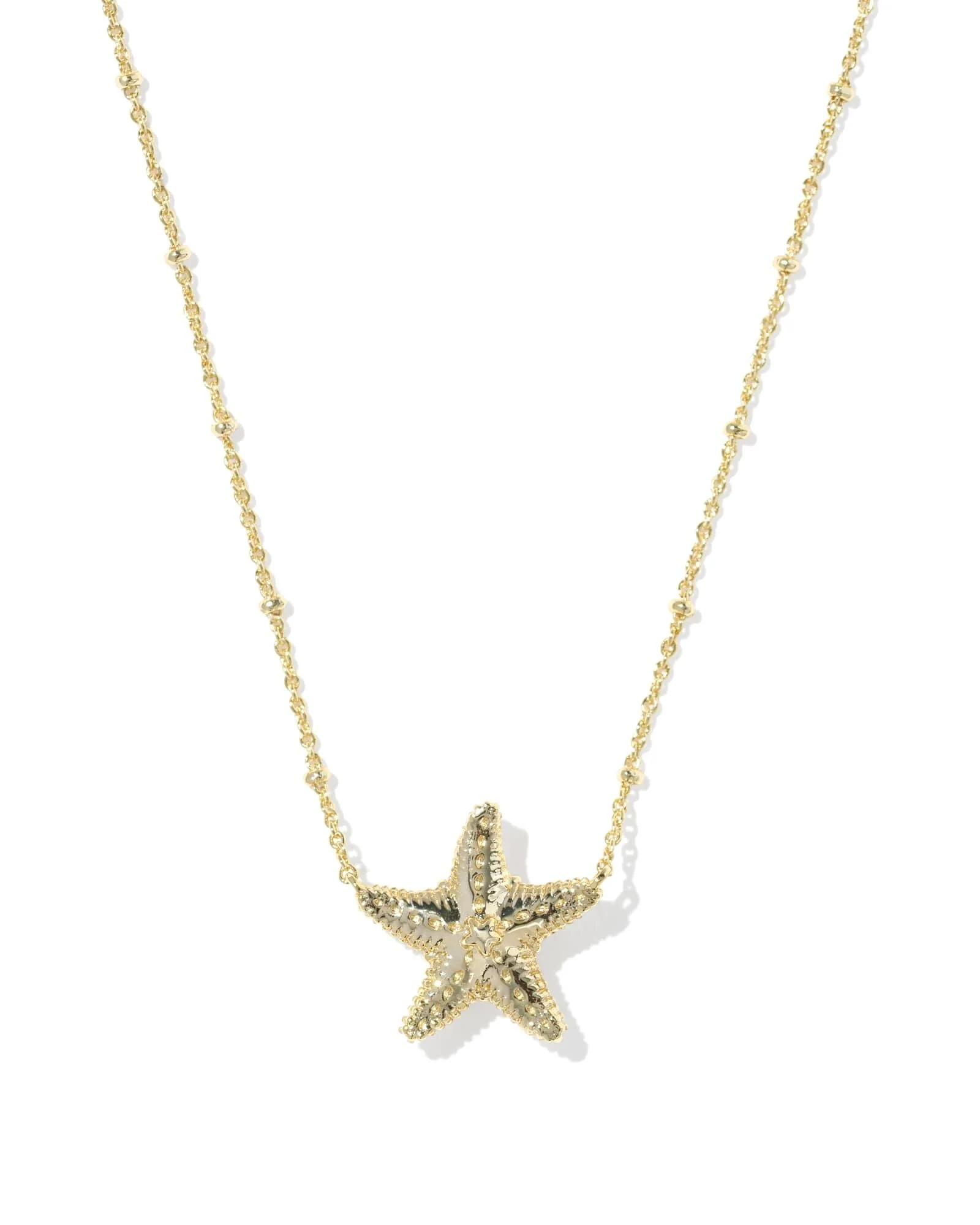 Kendra Scott Parker Starfish Gold Short Pendant Necklace - Natural Mother Of Pearl - Image 3