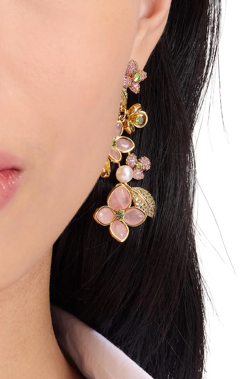 Kate Spade Pastel Petals Linear Earrings - Image 3