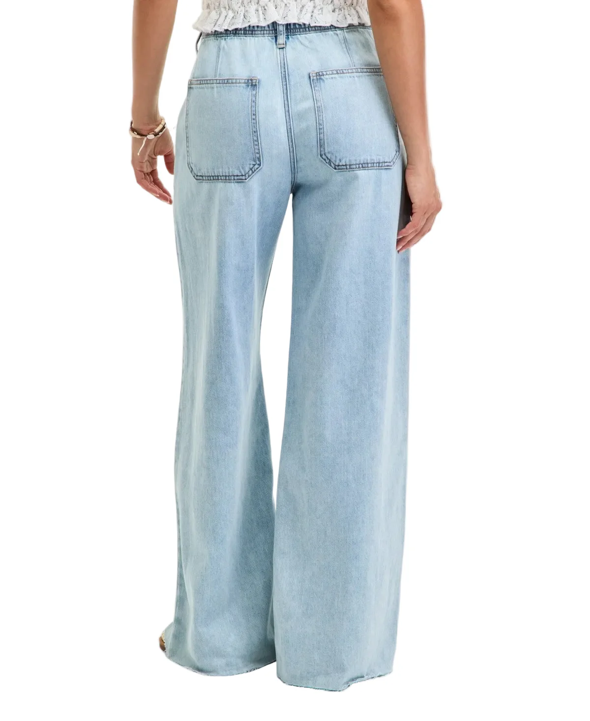 Lucky Brand Womens Patch Pocket Pull On Jeans - Image 2