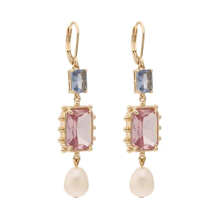 Lauren Ralph Lauren Gold-Tone Multi Linear Earrings - Image 2