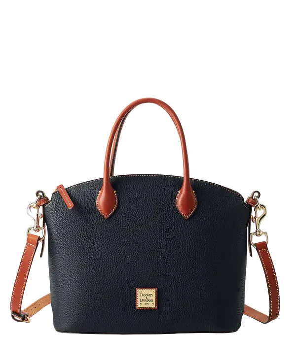 Dooney & Bourke Pebble Grain Domed Satchel Handbag