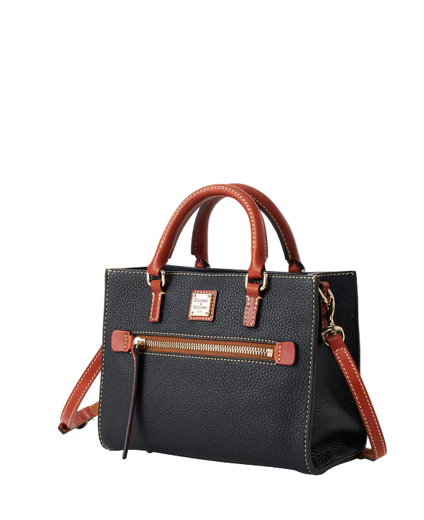 Dooney & Bourke Pebble Grain Mini Zip Janine Crossbody Handbag - Image 2