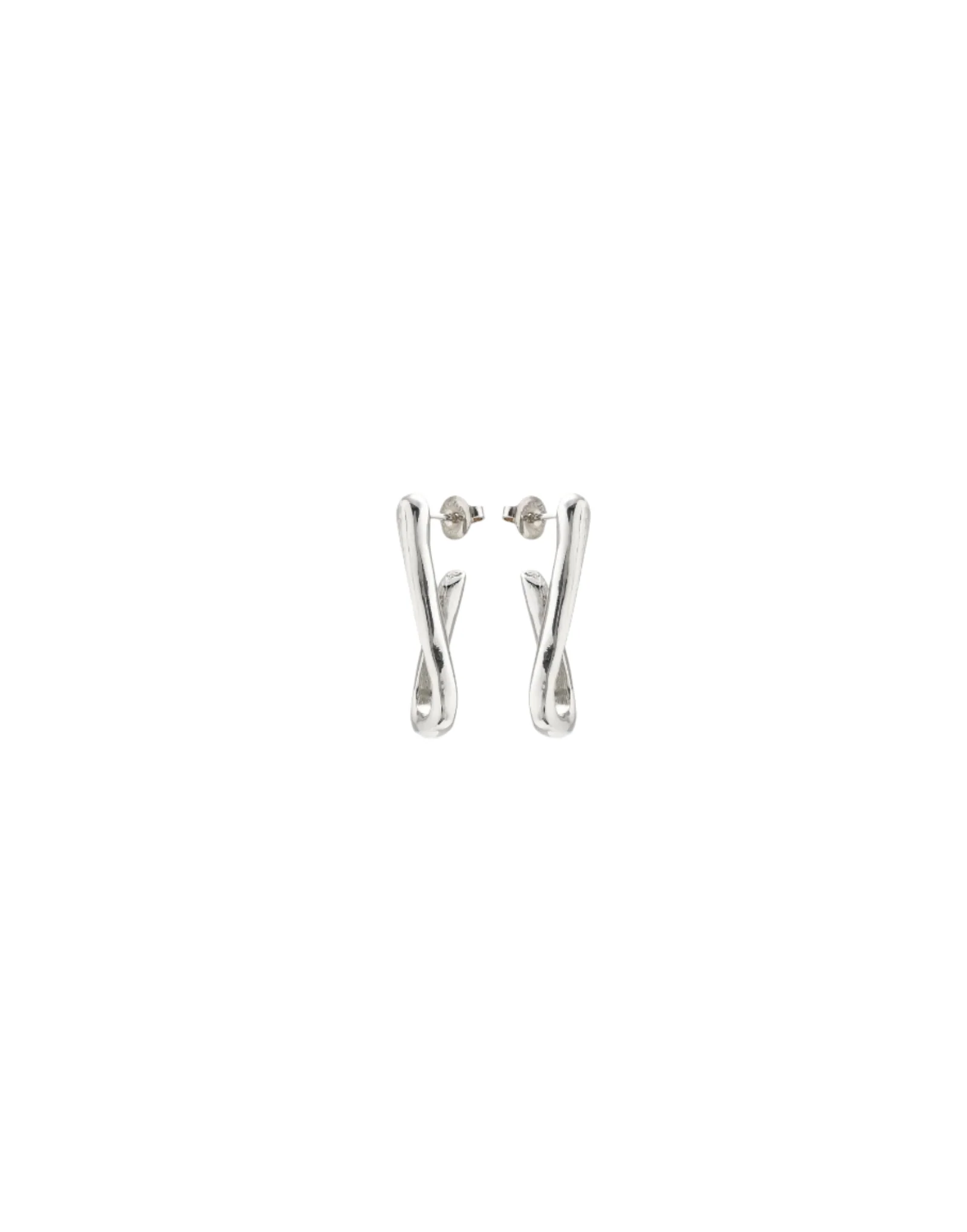 UNOde50 For U Silver-Plated Link Shaped Earrings - Image 2