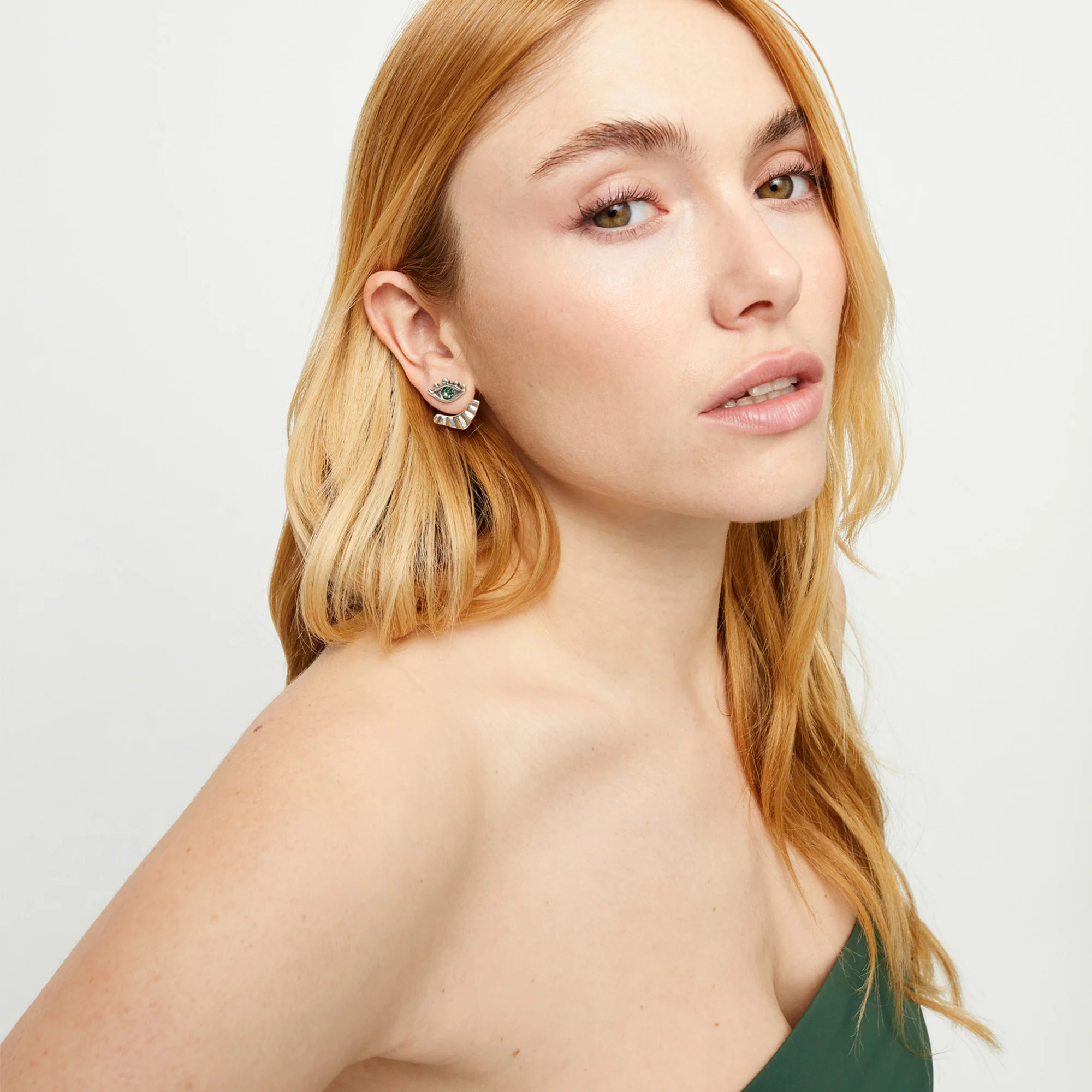 UNOde50 Ser Intuitiva Silver-Plated Drop Earrings - Image 3