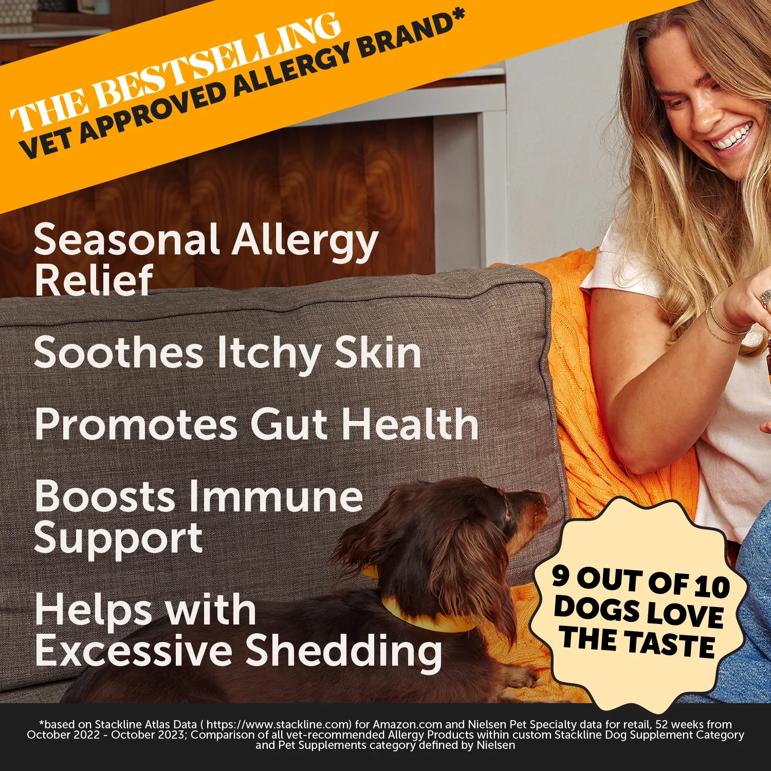 Pet Honesty Allergy Skin Health Chews For Dogs - Salmon Flavor - 9.5 oz. - Image 2