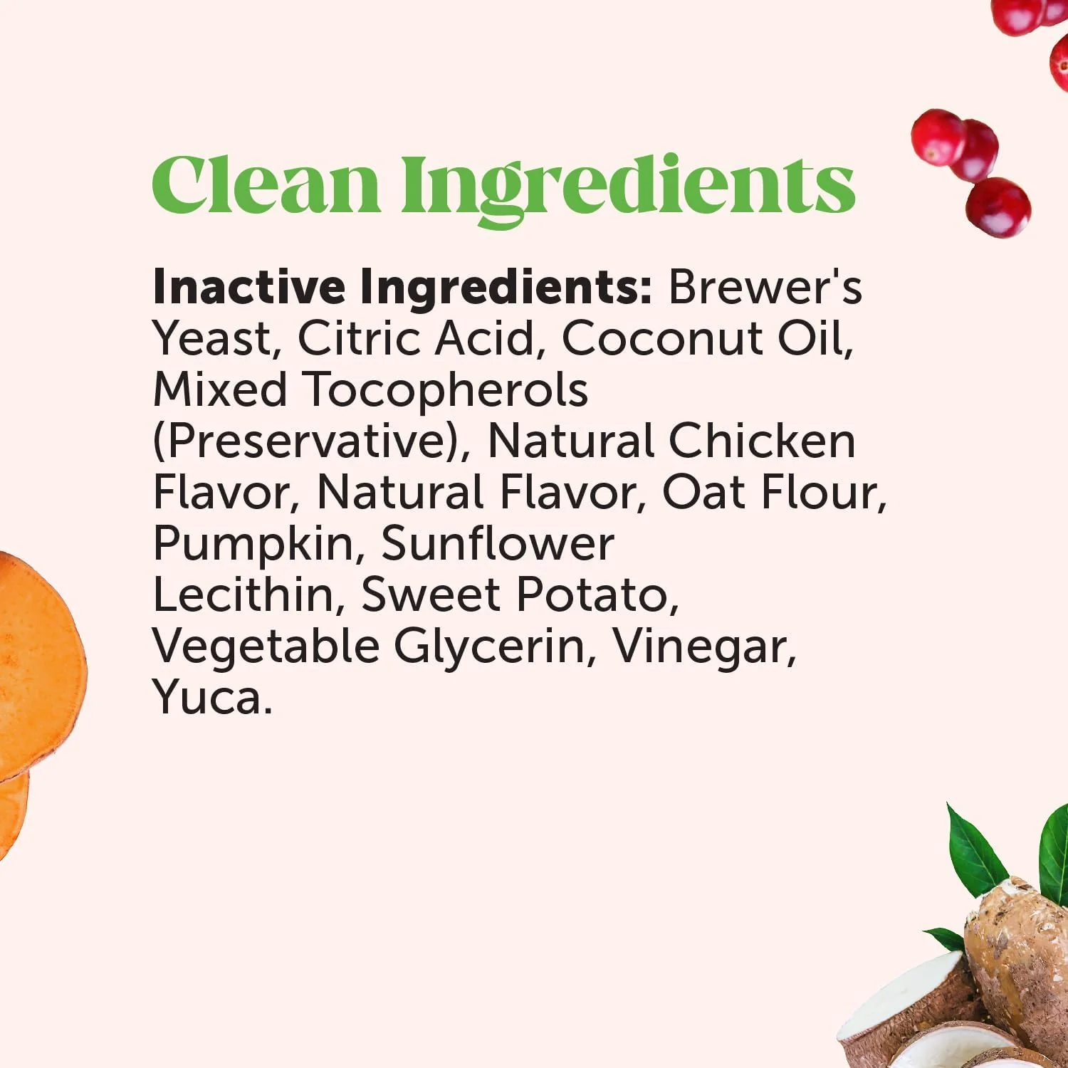 Pet Honesty Bladder Health Cranberry Chews For Dogs - Chicken Flavor - 9.5 oz. - Image 7