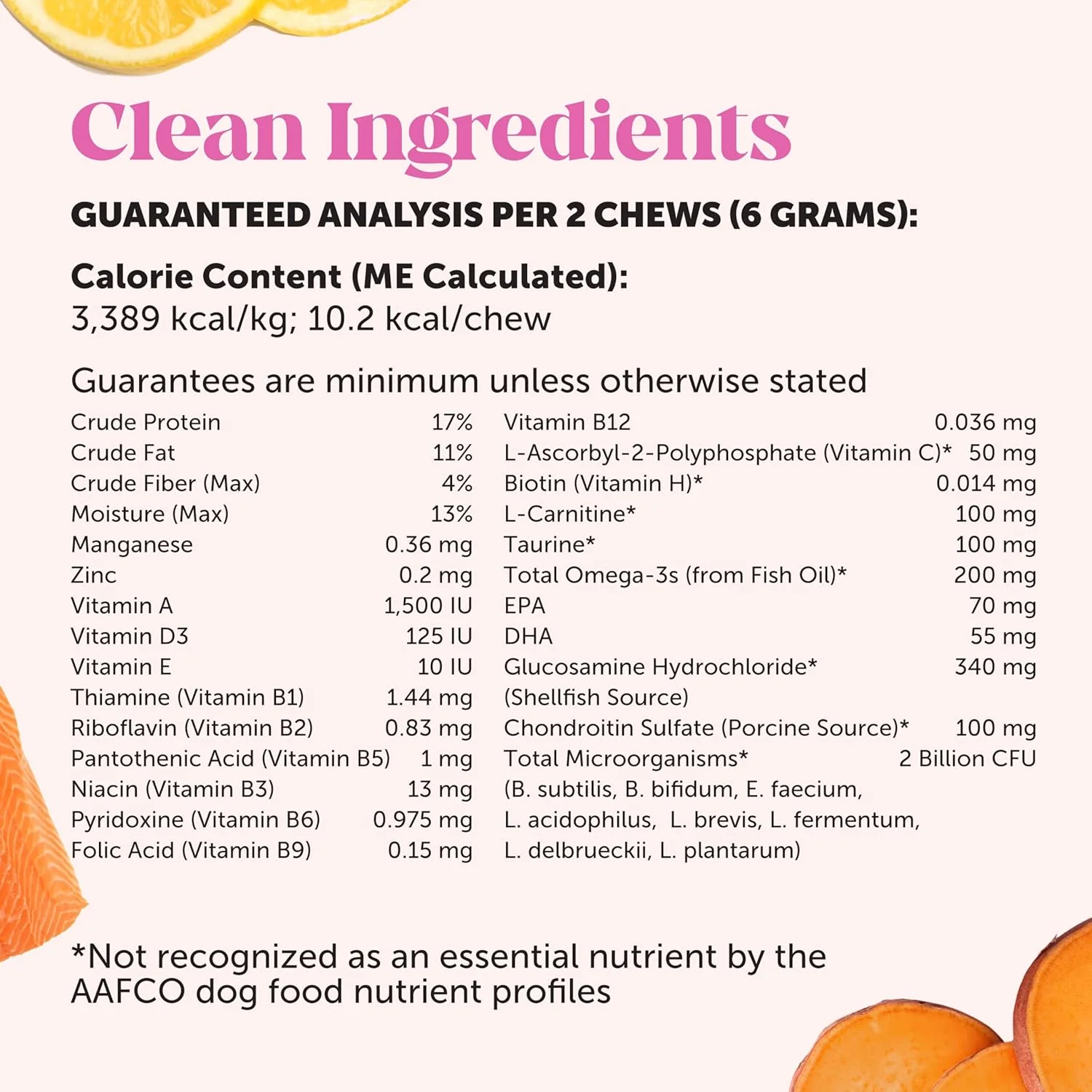 Pet Honesty Multivitamin Max Strength Chews For Dogs - Salmon Flavor - 90 Count - Image 6