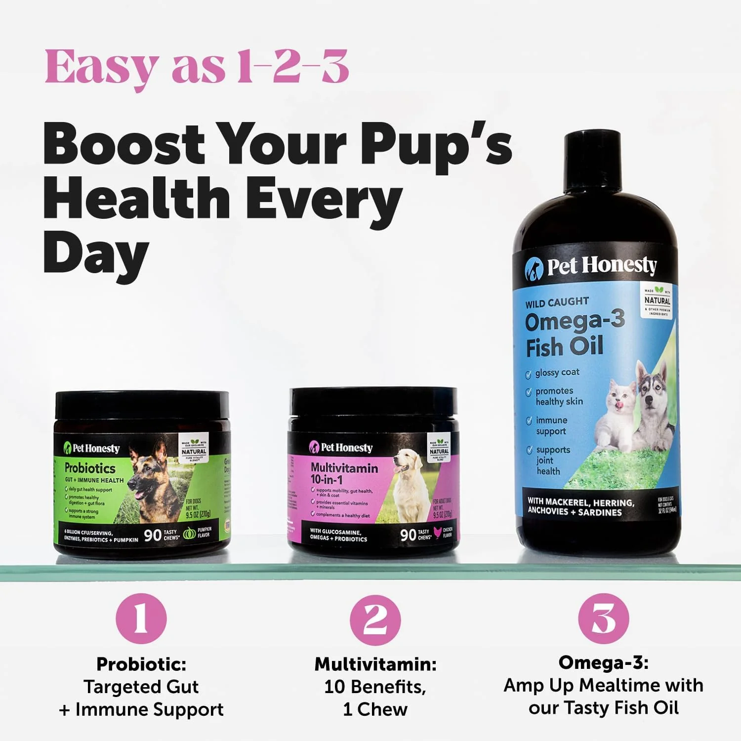 Pet Honesty Omega-3 Fish Oil - 16 oz. - Image 6