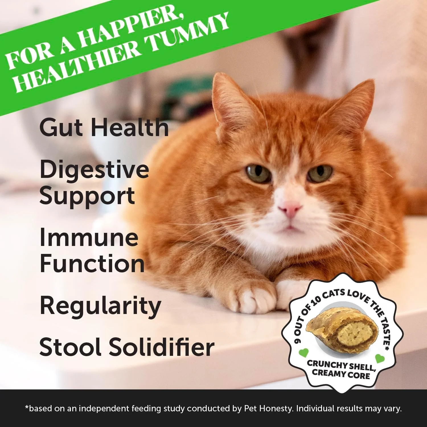 Pet Honesty Probiotics Gut & Immune Health Supplement For Cats - Chicken Flavor - 3.7 oz. - Image 2
