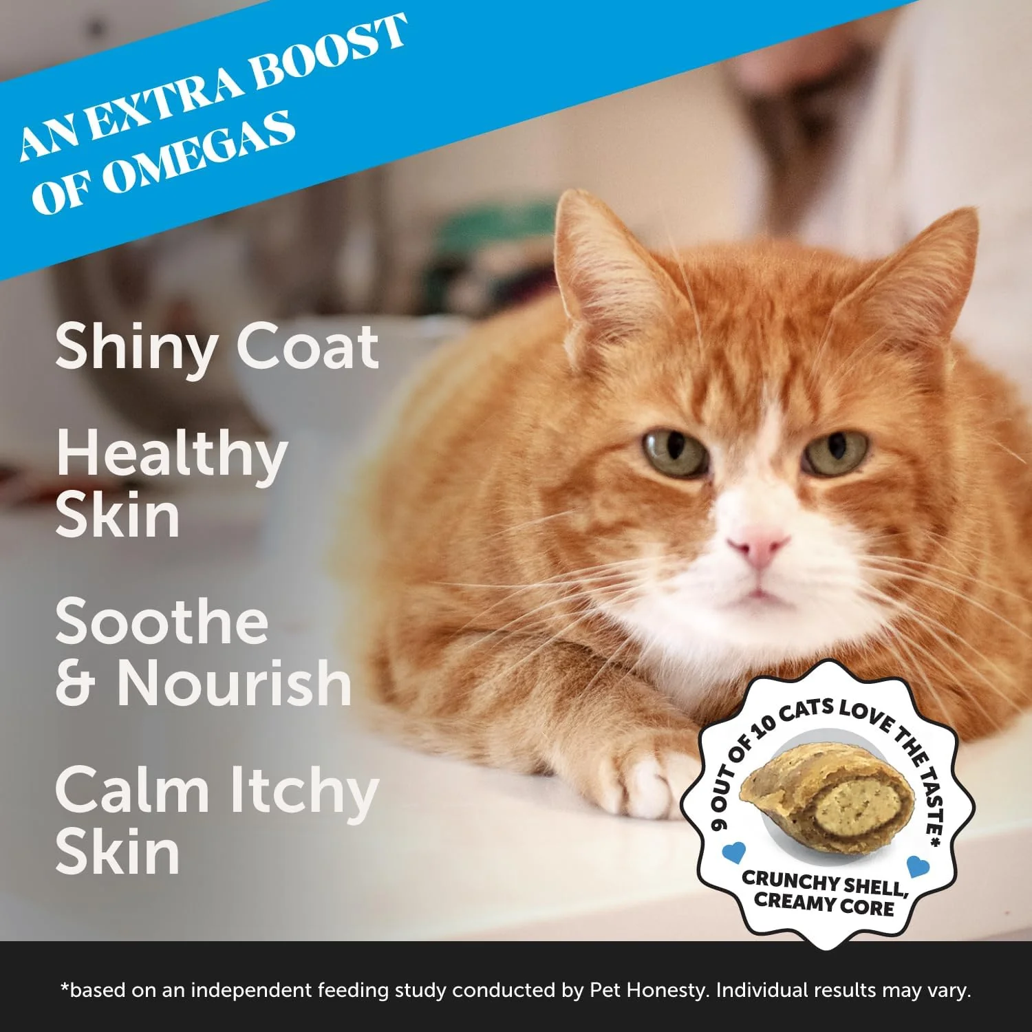 Pet Honesty Skin & Coast Health Supplement Chews For Cats - Chicken Flavor - 3.7 oz. - Image 2