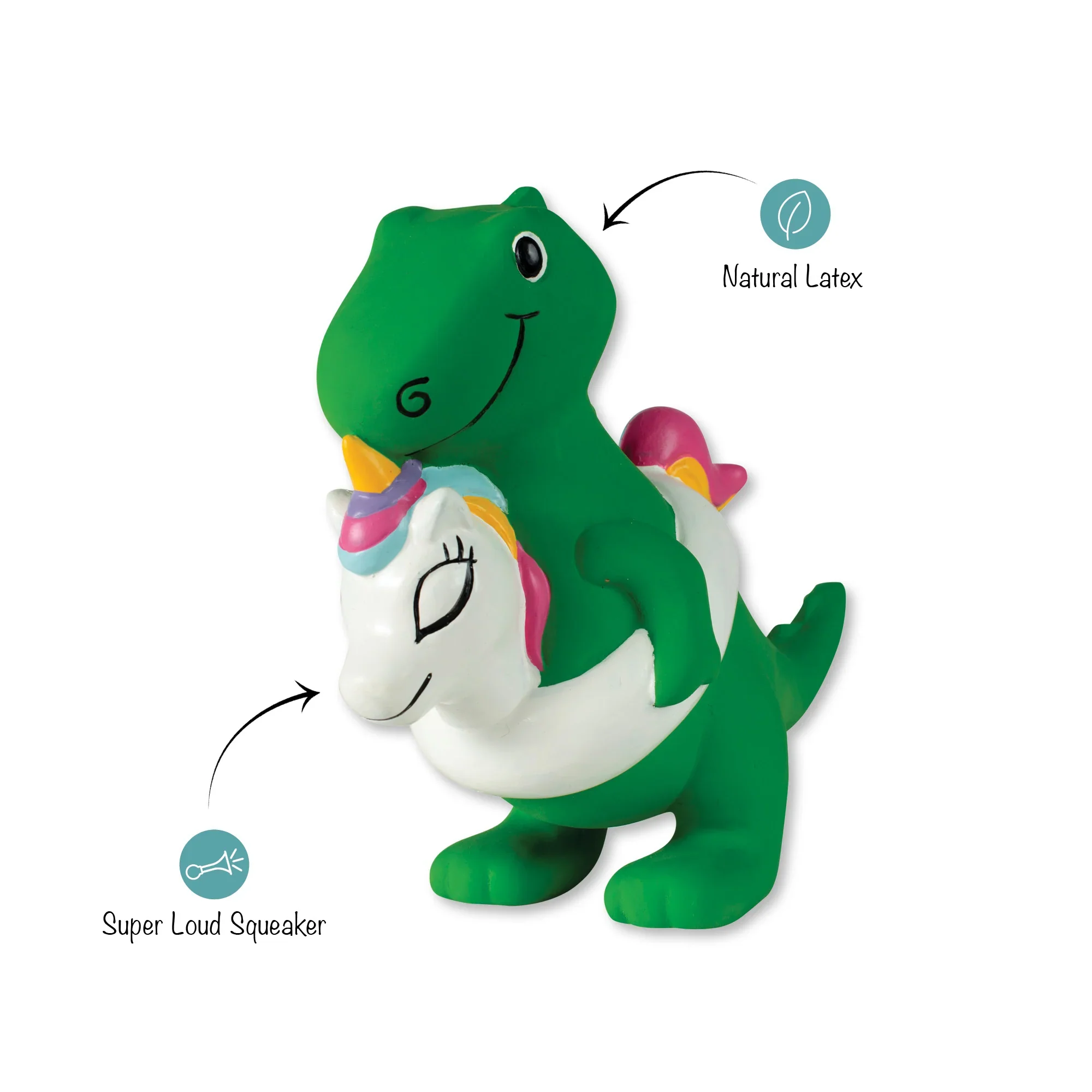 Petshop Pool Side Rex Latex Dog Toy - Image 2
