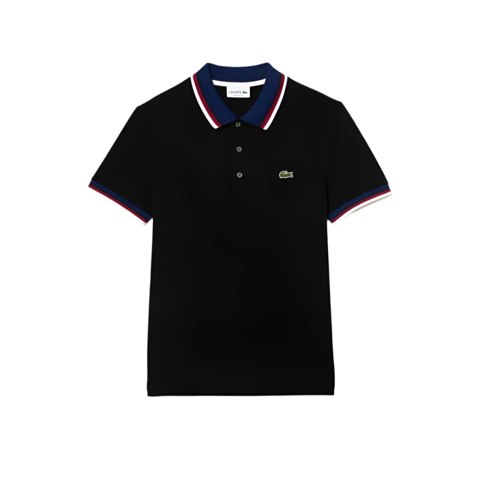 Lacoste Mens Regular Fit Stretch Mini Pique Short Sleeve Polo Shirt - Image 3