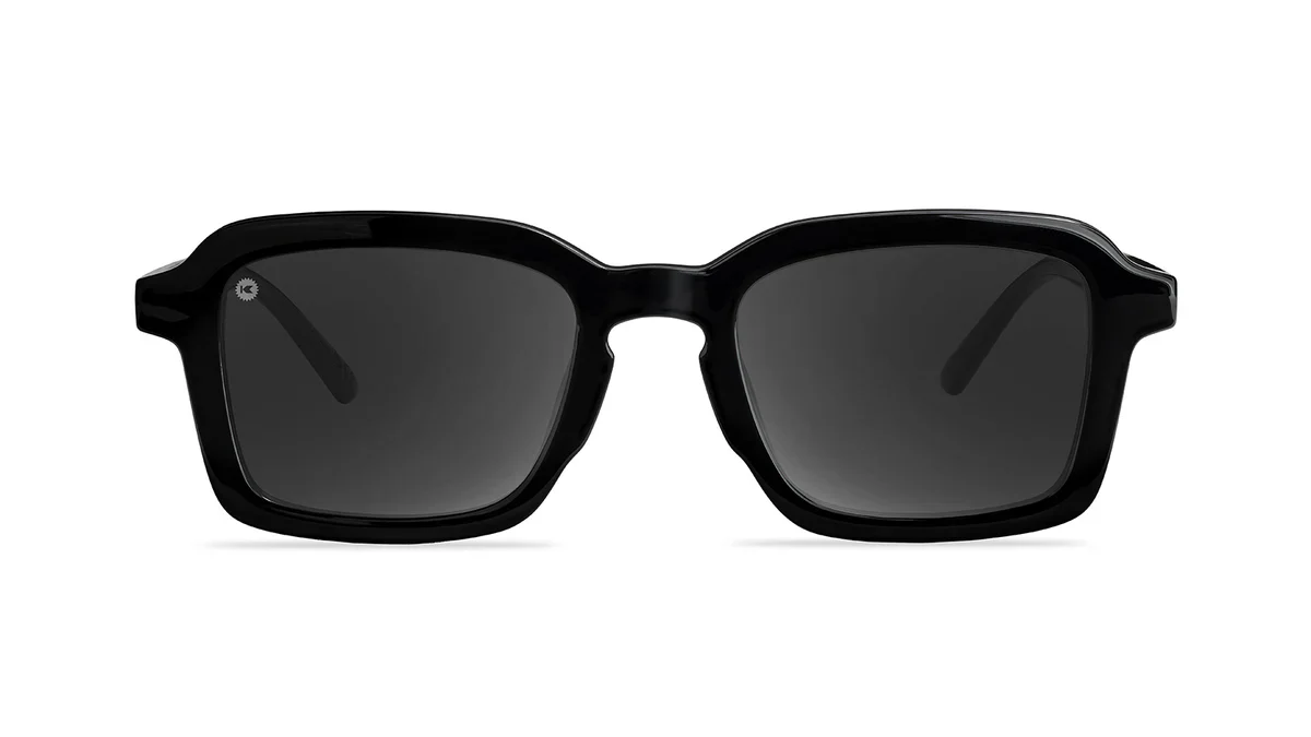 Knoackaround Piano Black Panoramas Glossy Black Frame - Black Lens - Polarized Sunglasses - Image 2
