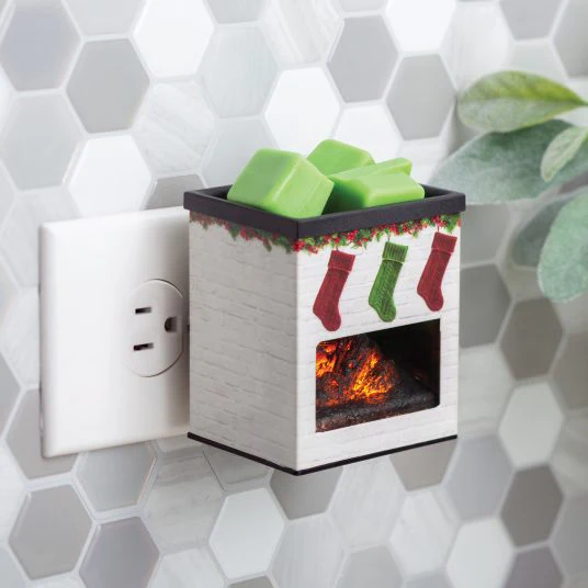 Candle Warmers Etc. Holiday Fireplace Pluggable Fragrance Warmer - Image 3