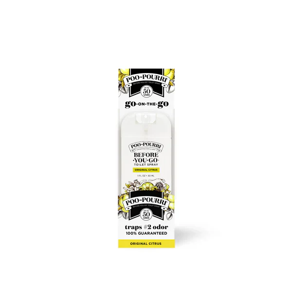 Poo~Pourri Before-You-Go Original Citrus Pocket Sprayer with Tray - 1 oz. - Image 3