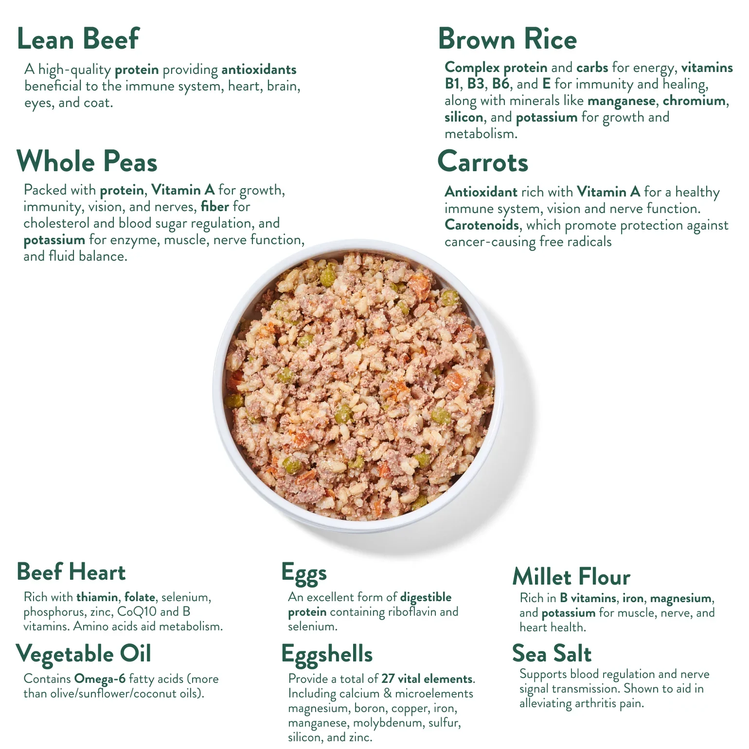 Portland Pet Food Company Rosie's Beef N' Rice Homestyle Dog Meal Pouch - 9 oz. - Image 3