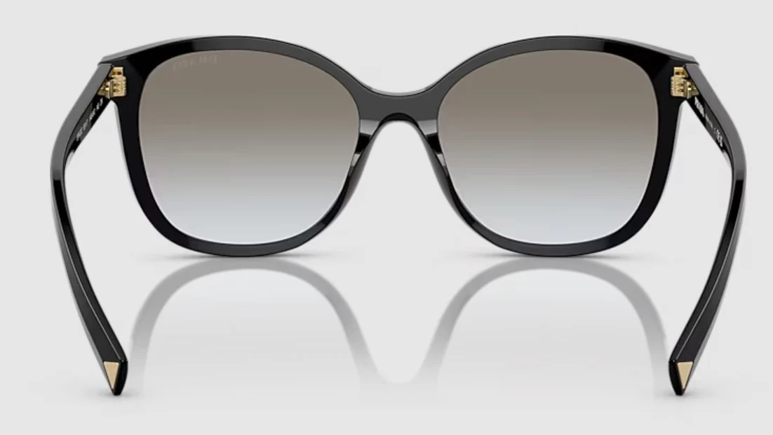 Prada Womens PR 22ZS Black - Grey Gradient Sunglasses - Image 3
