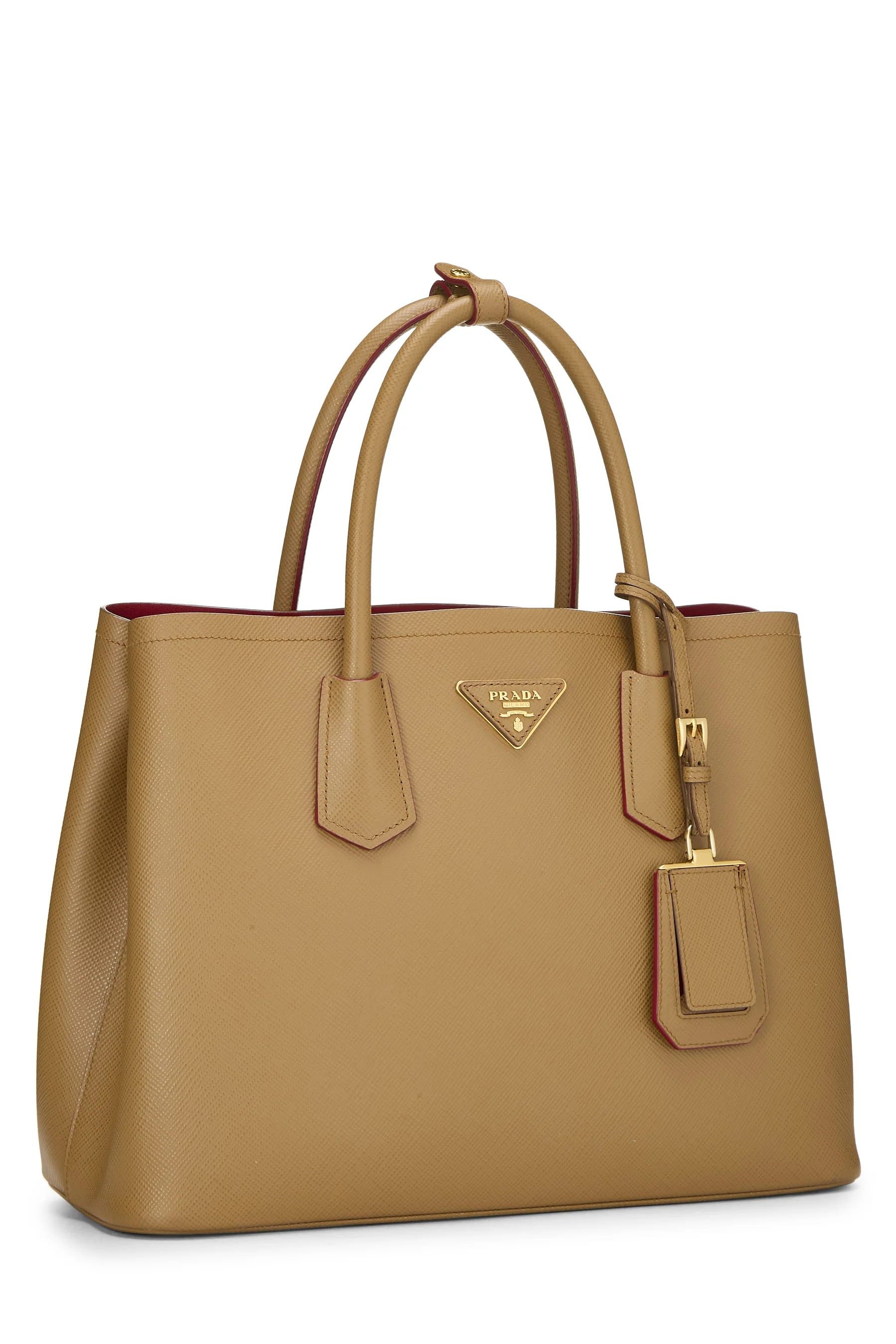 Prada Saffiano Medium Double Tote Handbag - Image 2