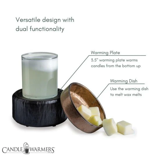 Candle Warmers Etc. Primitive Black 2-In-1 Classic Fragrance Warmer - Image 5