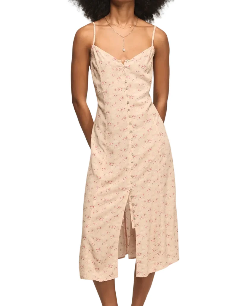 Lucky Brand Womens Festival Printed Simone Slip Dress - Image 2