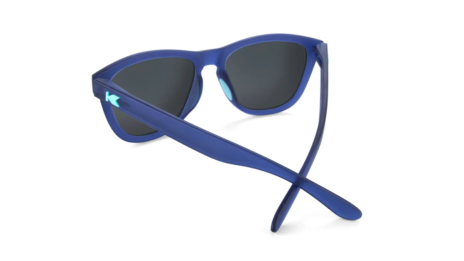 Knockaround Premiums Sport Navy Frame - Caribbean Moonshine Lens - Polarized Sunglasses - Image 4