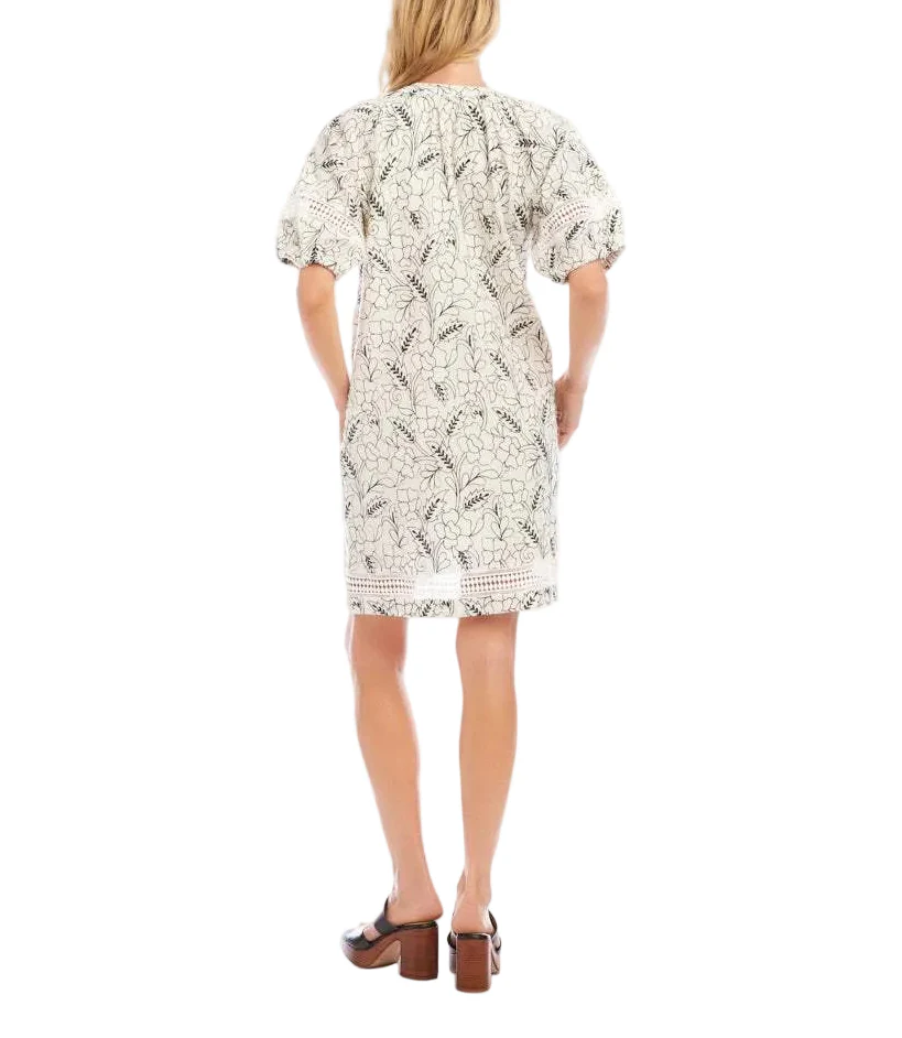 Karen Kane Womens Puff Sleeve Tassel Dress - Image 3