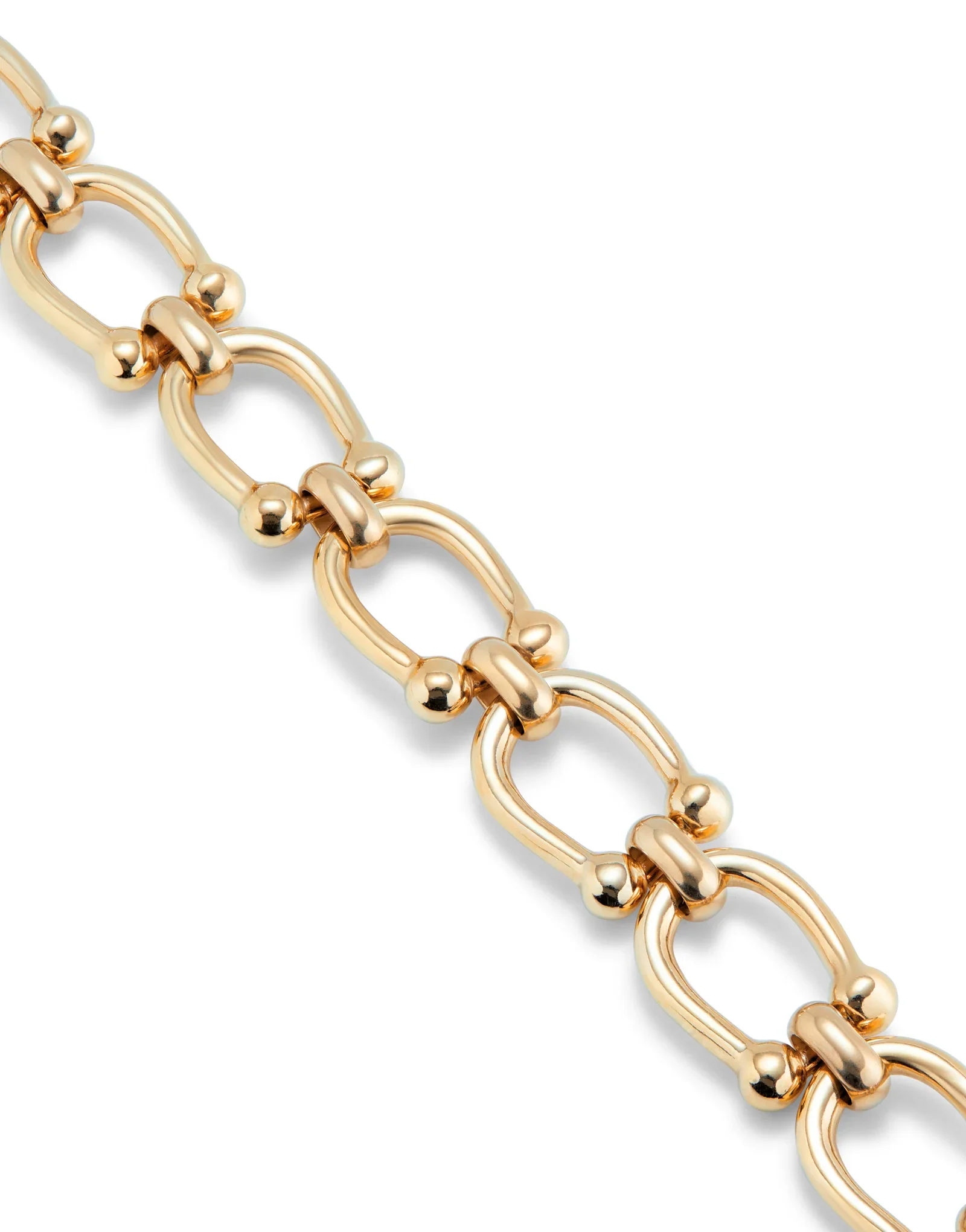 UNOde50 Youthful Gold-Plated Oval Link Bracelet - Medium - Image 2