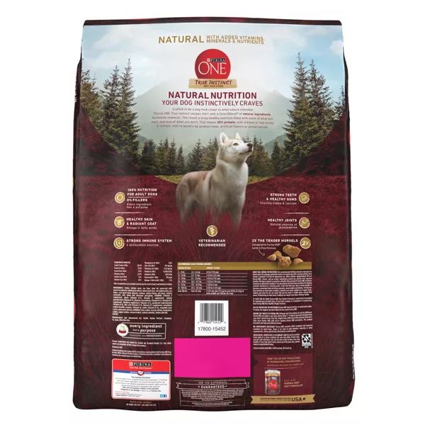 Purina ONE True Instinct With A Blend of Real Turkey & Venison Dog Food - 15lbs. - Image 2