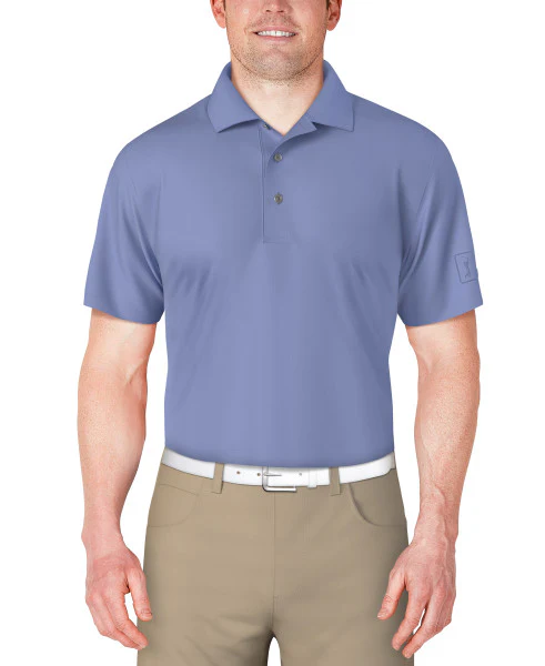 PGA Tour Mens Airflux Mesh Short Sleeve Golf Polo Shirt