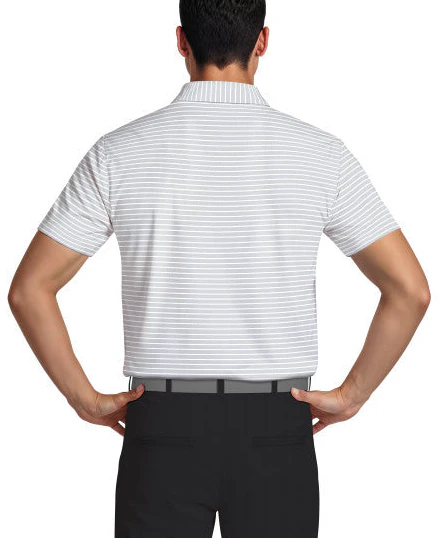 PGA Tour Mens Ombre Linear Short Sleeve Polo Shirt - Image 2