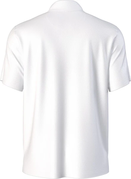 PGA Tour Mens Asymmetrical Novelty Print Golf Short Sleeve Polo Shirt - Image 2