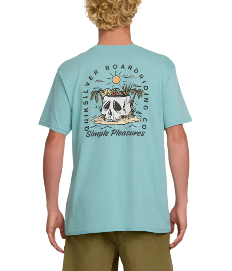 Quiksilver Mens Simple Pleasures Short Sleeve T-Shirt - Image 2