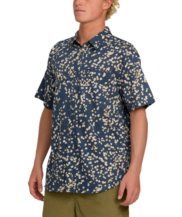 Quiksilver Mens Cosmic Fields Classic Short Sleeve Shirt - Image 3