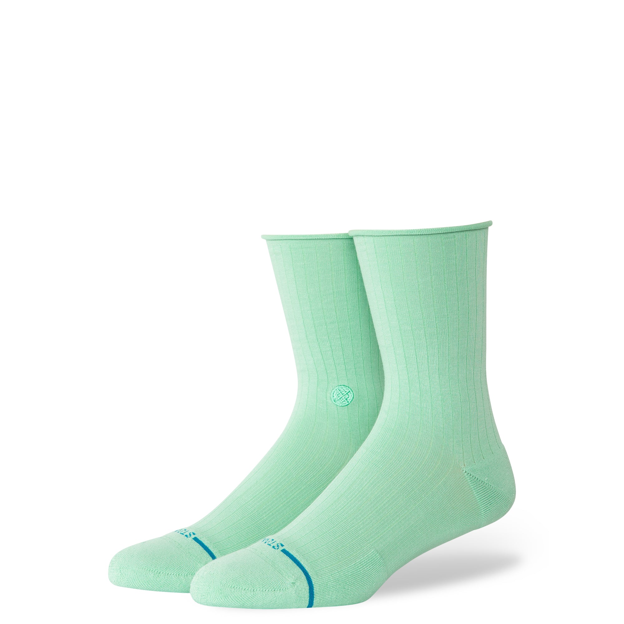 Stance Womens Cotton Quarter Rolled Cuff Socks - Image 2