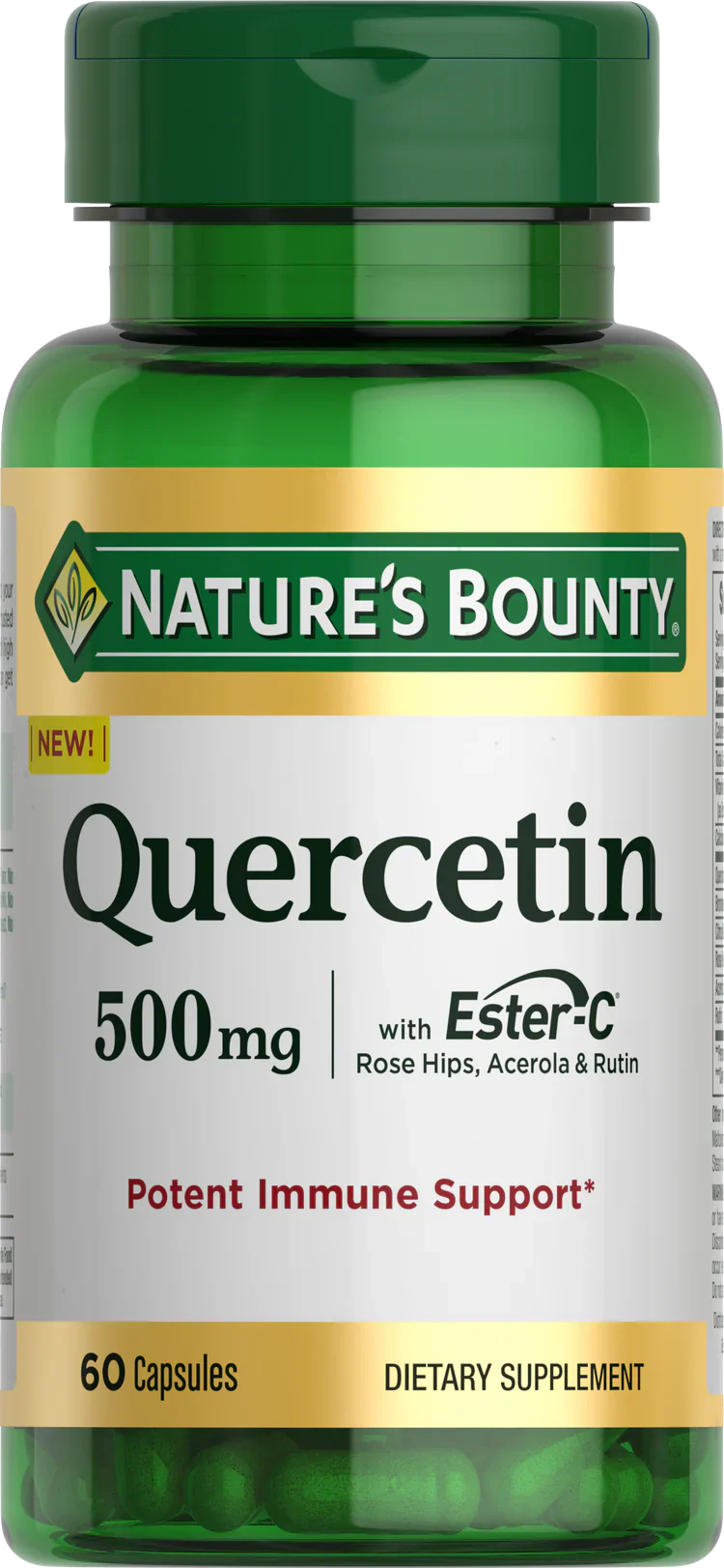 Nature's Bounty Quercetin with Ester-C Capsules - 500mg - 60 Count