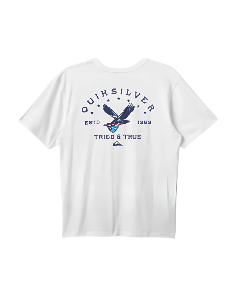 Quiksilver Mens Eagle USA Short Sleeve T-Shirt