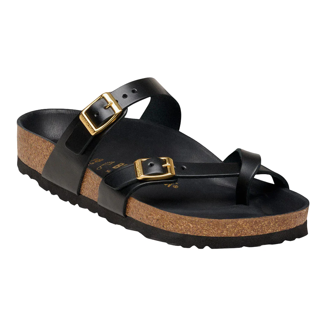 Birkenstock Womens Mayari Leather Sandals - Regular/Wide - Image 2