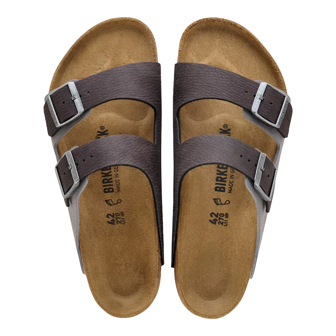 Birkenstock Mens Arizona Birkibuc Sandals - Regular/Wide - Image 4
