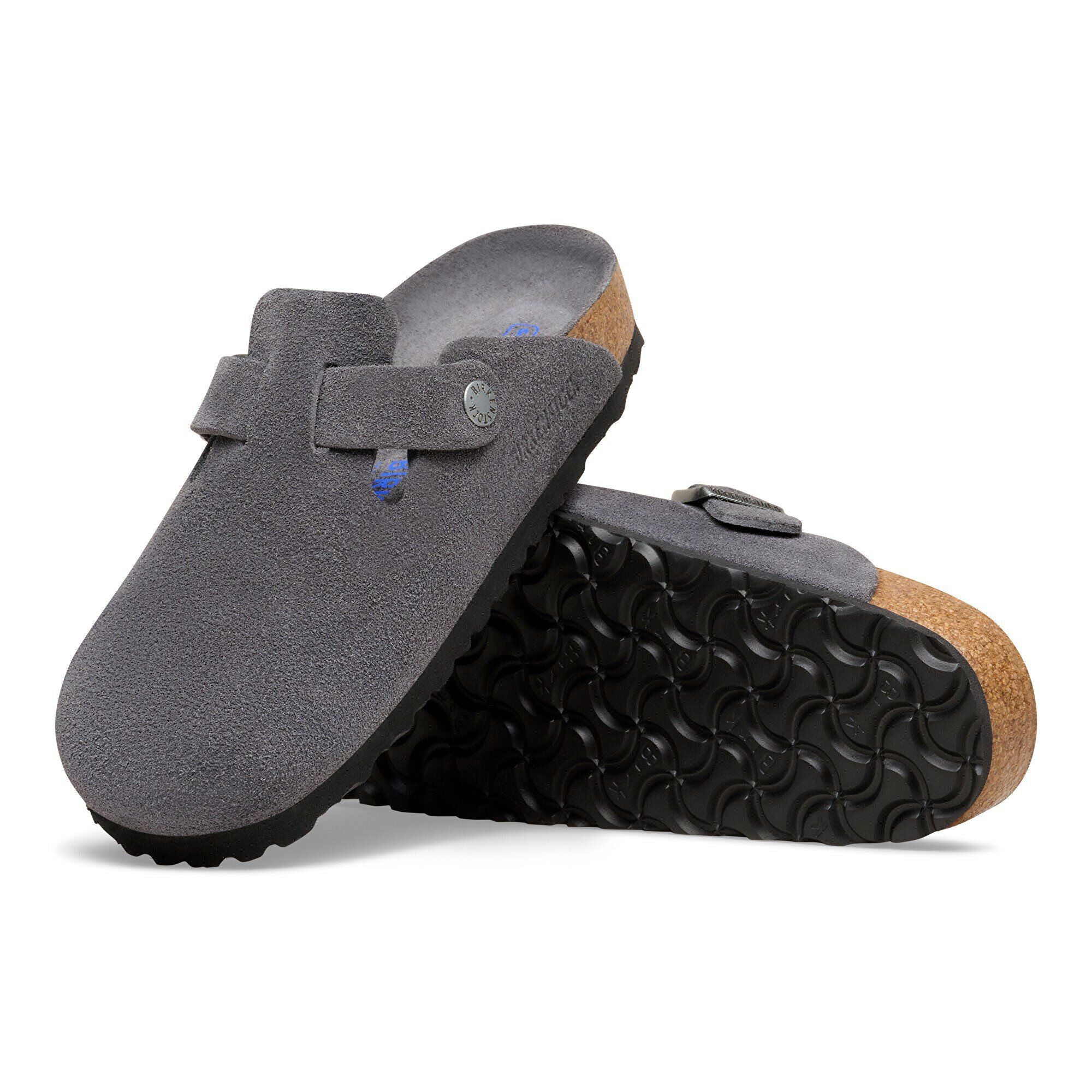 Birkenstock Boston Soft Footbed Suede Leather Clogs - Image 5