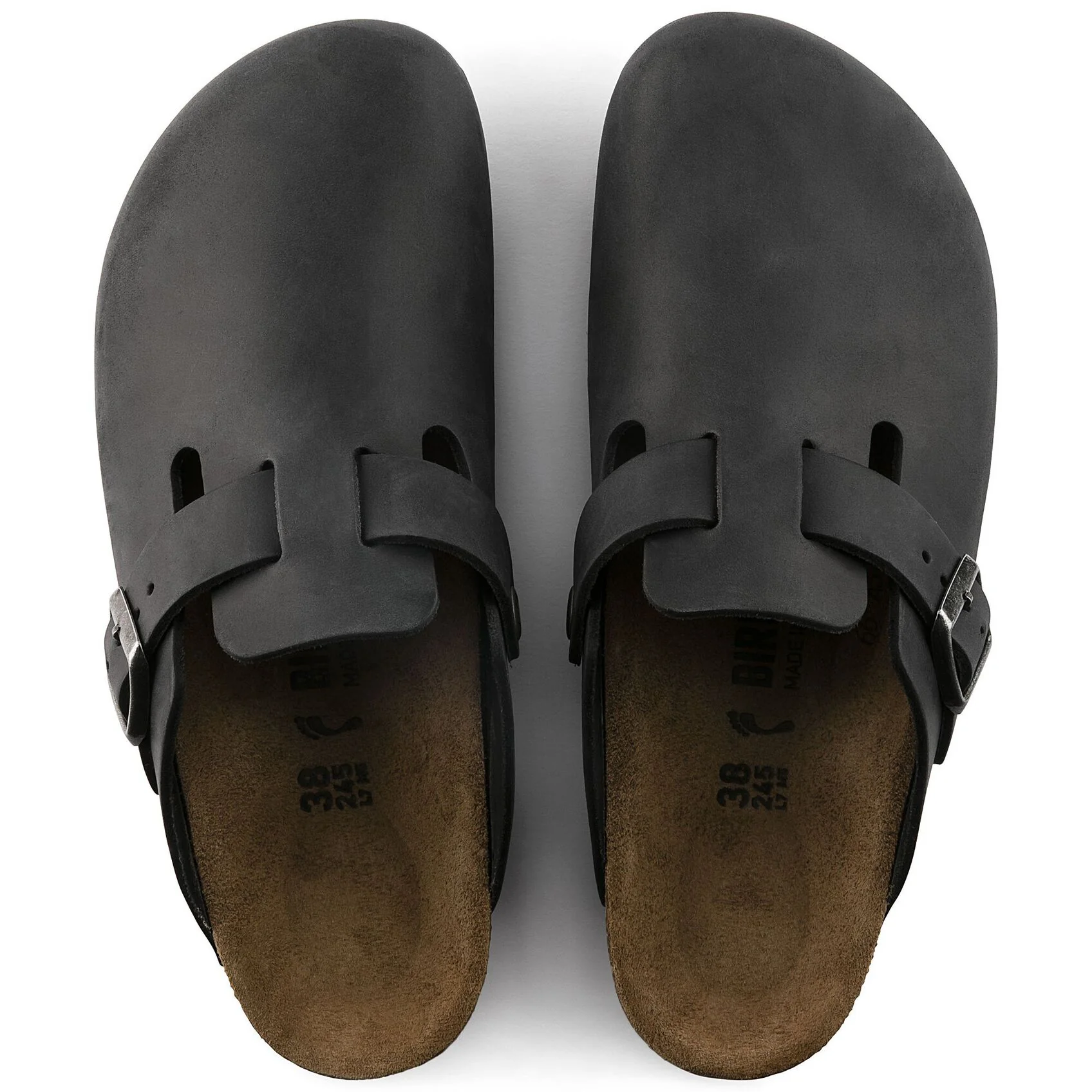 Birkenstock Boston Oiled Leather Sandals - Regular/Wide - Image 3