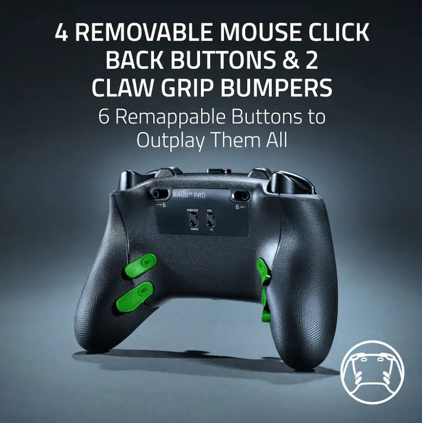 Razer Raiju V3 Pro-Wireless Playstation 5 Controller - Image 6