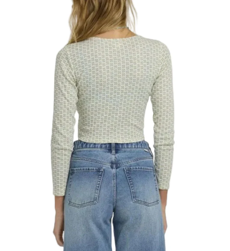 Billabong Womens Reese Thermal Long Sleeve T-Shirt - Image 2