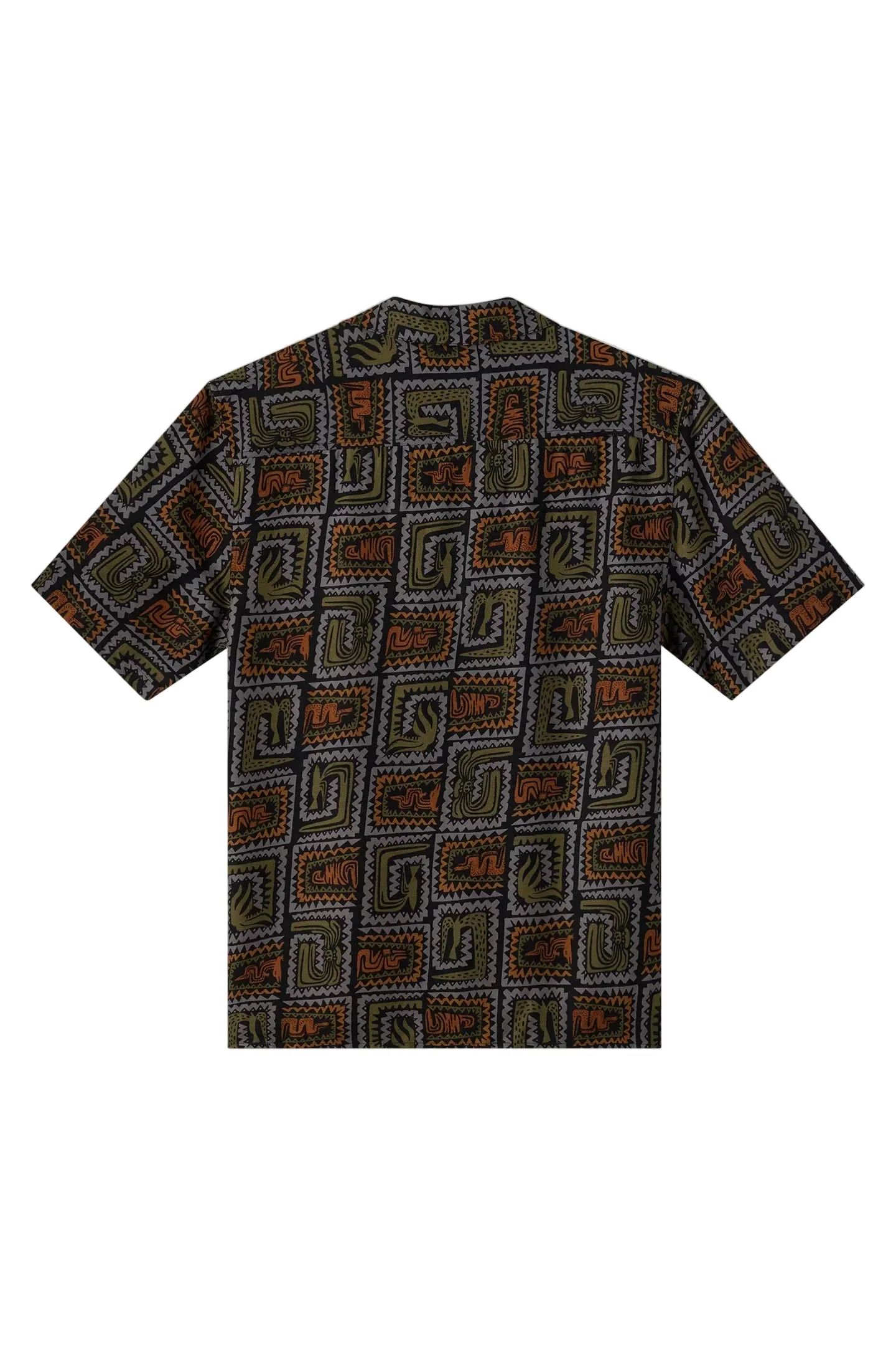 O'Neill Mens Relaxed Woven Camp Button Down Short Sleeve Shirt - Image 2